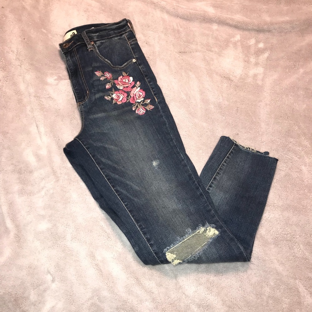 Garage Embroidered Jeans